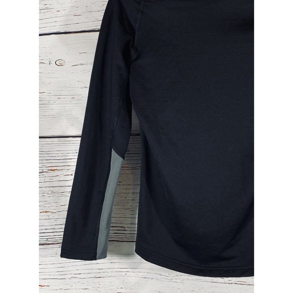 Nike Dri Fit Boys Youth Long Sleeve T Shirt Black Gray Size Medium Fast Shipping - Picture 6 of 11